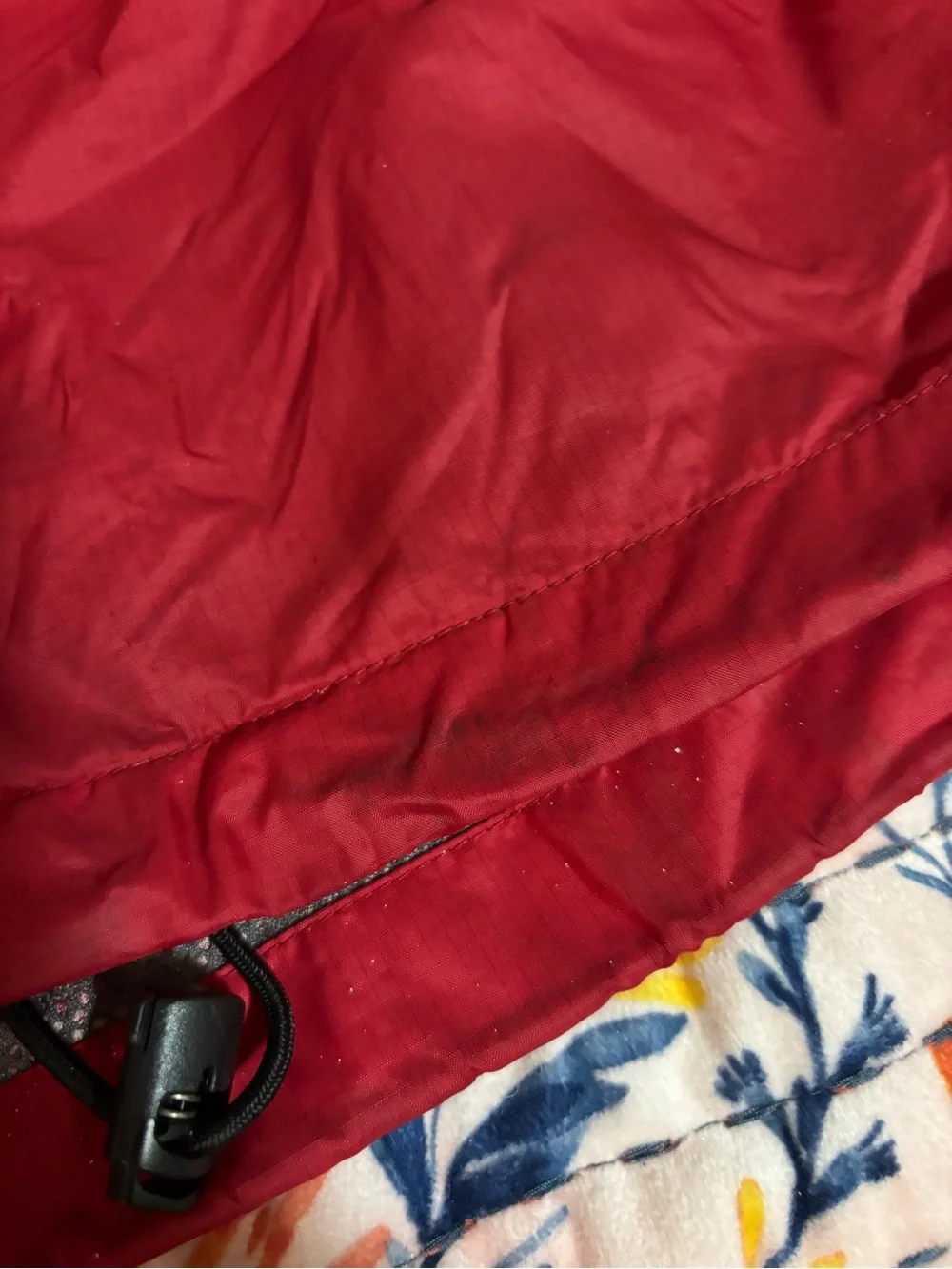 Patagonia Red Hooded Rain Jacket L